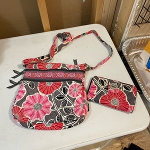 Vera Bradley crossbody & wallet